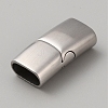 316 Stainless Steel Magnetic Clasps with Glue-in Ends STAS-WH0036-23MP-1