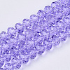 Baking Paint Glass Beads Strands X-EGLA-Q120-E-B01-1