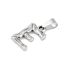 Non-Tarnish 304 Stainless Steel Pendants STAS-F235-01P-E-2