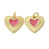 Rack Plating Brass Enamel Charms KK-K392-34G-01-1