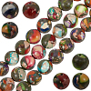 1 Strand Dyed Natural Imperial Jasper Round Beads Strands G-PA0002-57B-1
