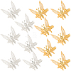 12Pcs 2 Colors Alloy Alligator Hair Clips for Women OHAR-SP0001-08-1
