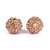 Alloy Rhinestone Beads RB-A034-10mm-A27G-1