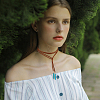 8Pcs 8 Style Faux Suede & Nylon Cord Lariat Necklaces Set NJEW-FI0001-32-6