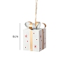 Christmas Iron Gift Box Pendant Decorations PW-WG12584-03-1