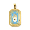 Ion Plating(IP) 304 Stainless Steel Pendants STAS-C101-08G-09-1