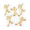 Alloy Letter Pendants PALLOY-X0037-68G-2