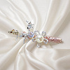 Alligator Hair Clips with Imitation Pearls PW-WG949BD-01-1