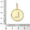 Brass Micro Pave Clear Cubic Zirconia Pendants KK-L253-17G-L-3