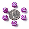 Opaque Striped Acrylic Beads LS-MACR-S373-27A-02-4