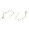 Brass Earring Hooks KK-CBA2395-11G-2