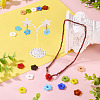 40Pcs 10 Colors Handmade Lampwork Beads LAMP-TA0001-65-7