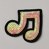 Polyester Clothing Patches PATC-WH0028-022C-1