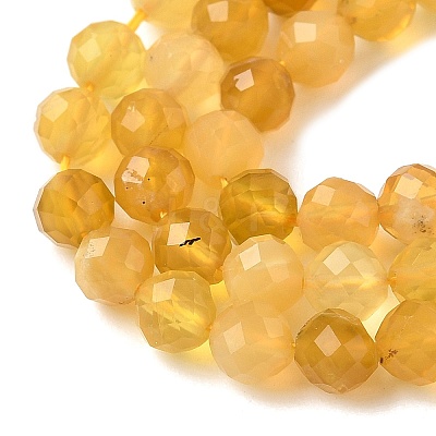 Natural Yellow Opal Beads Strands G-D306-A05-4mm-1