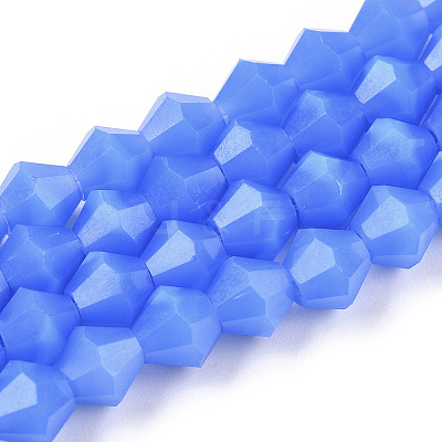 Imitation Jade Glass Beads Strands EGLA-A039-J6mm-D04-1