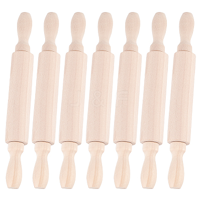Wooden Rolling Pin TOOL-WH0130-10-1