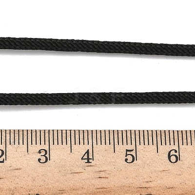 3MM Nylon Milan Cord Necklace Making NJEW-H084-01G-38-1