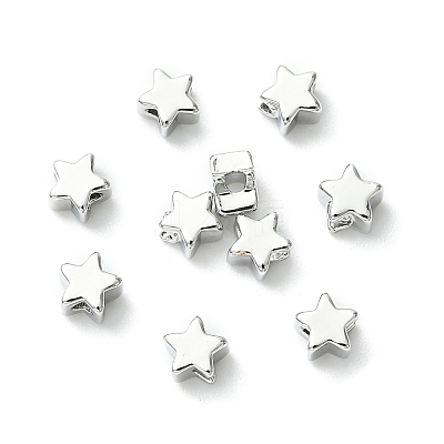 SHEGRACE Brass Star Beads XGRPCU149-299P-1
