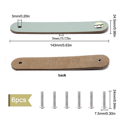 Leather Handle DIY-WH0182-19F-1