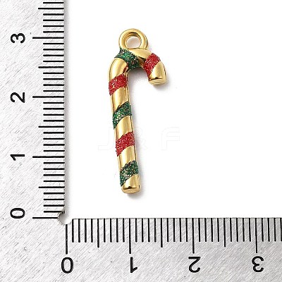 304 Stainless Steel Enamel Pendants STAS-P427-05D-G-1