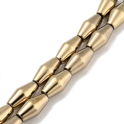 Electroplated Synthetic Magnetic Hematite Beads Strands G-Z032-B01-02-1