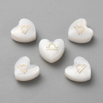5Pcs Natural White Shell Beads BSHE-TAC0004-02I-1