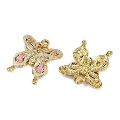 304 Stainless Steel Enamel Pendants STAS-L290-19A-G-1