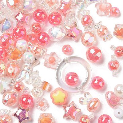 Acrylic Beads MACR-M040-01B-1