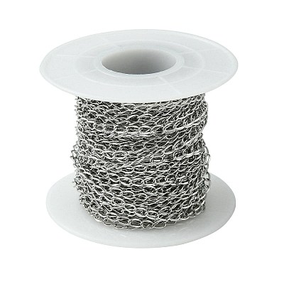 Tarnish Resistant 304 Stainless Steel Twisted Chains CHS-H007-61B-1