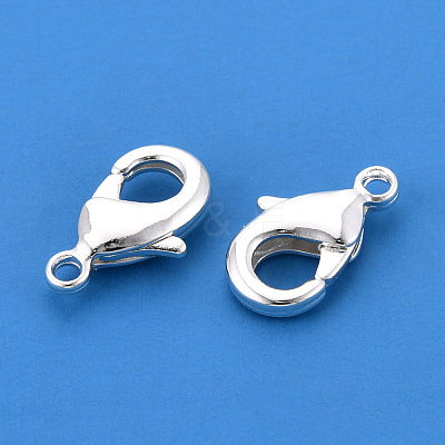 Brass Lobster Claw Clasps KK-YW0004-01B-S-1