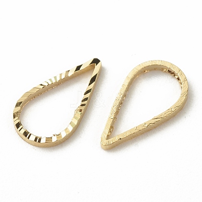 Brass Linking Rings KK-F831-017A-G-RS-1