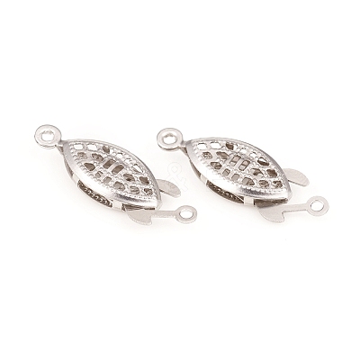 Tarnish Resistant 304 Stainless Steel Box Clasps LS-STAS-G229-03P-1