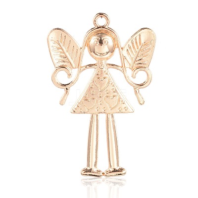 Tibetan Style Girl Alloy Big Pendants PALLOY-E391-36KCG-1