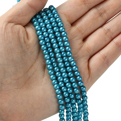 Grade A Glass Pearl Beads HY-J001-4mm-HX024-1