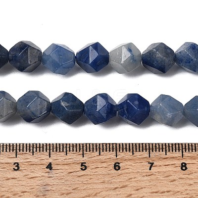 Natural Blue Aventurine Beads Strands G-Z119-A38-03-1