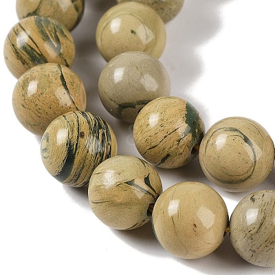Natural Verdite Stone Beads Strands G-P530-B07-04-1