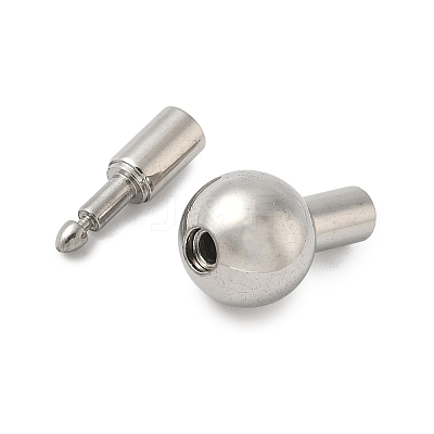304 Stainless Steel Bayonet Clasps STAS-Z147-28P-02-1