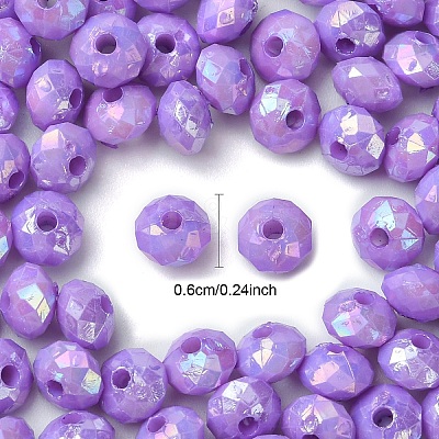 Opaque Acrylic Beads MACR-YW0003-55I-1