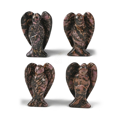 Natural Rhodonite Carved Angle Figurines GG-CBA9C2C-A04-1