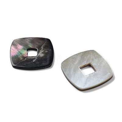 Natural Black Lip Shell Cabochons SSHEL-D084-03A-1