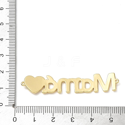 Brass Connector Charms KK-CBAE532-01D-G-1
