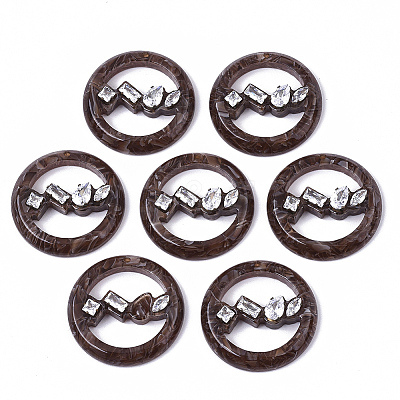 Cellulose Acetate(Resin) Pendants KY-S163-101B-01-1