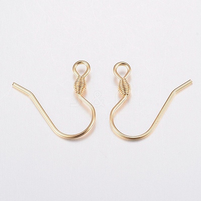 304 Stainless Steel Earring Hooks A-STAS-H436-04-1