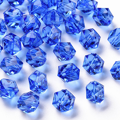 Transparent Acrylic Beads TACR-S154-15B-86-1