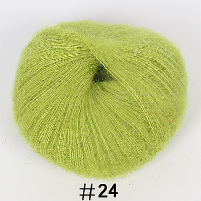 Soft Fuzzy Angora Mohair Wool Yarn PW22070138157-1