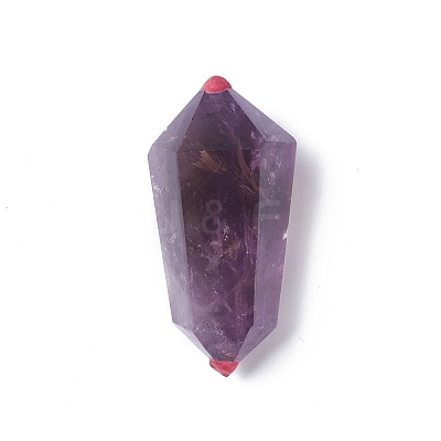 Natural Amethyst Tower Home Display Decorations DJEW-G036-04-1