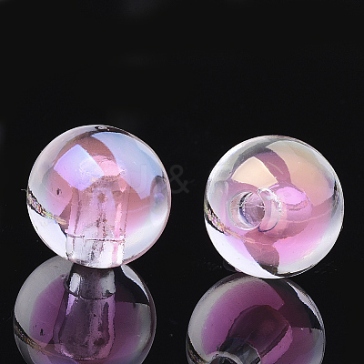 Transparent Acrylic Beads TACR-S148-11C-1