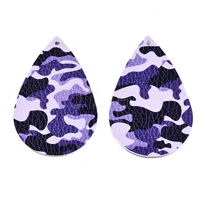 Imitation Leather Big Pendants FIND-T062-006E-1