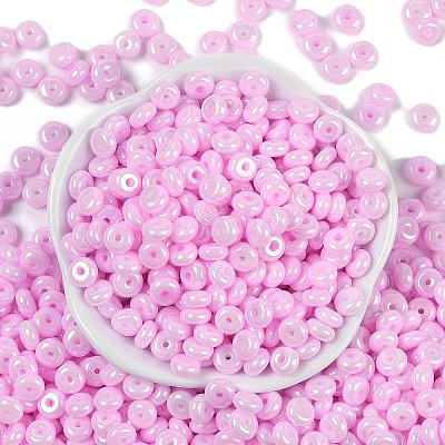 Opaque Colours Luster Glass Seed Beads X1-SEED-P008-01C-12-1