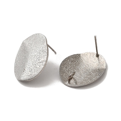 Non-Tarnish 304 Stainless Steel Stud Earrings Findings STAS-B041-04P-1